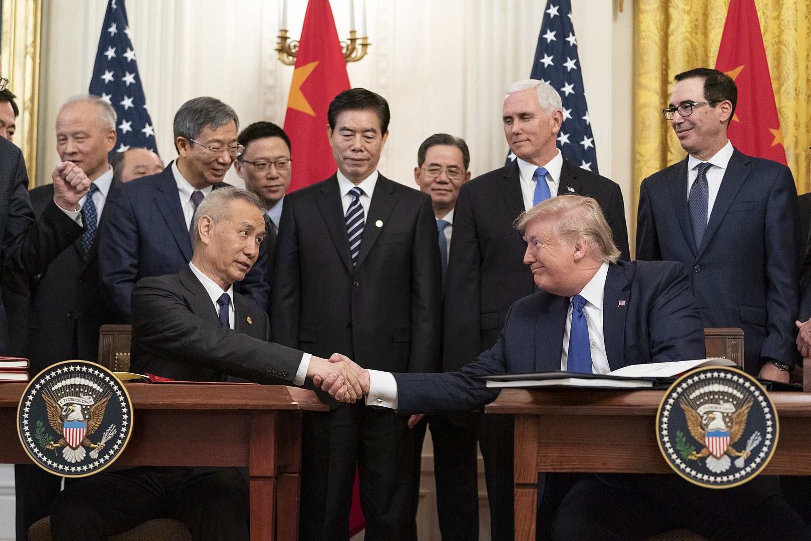 By The White House from Washington, DC - Signing Ceremony Phase One Trade Deal Between the U.S. & China, Public Domain, https://commons.wikimedia.org/w/index.php?curid=85937183