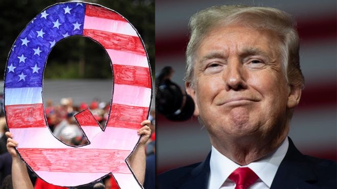 QAnon i en Trump