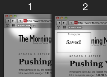 Bookmarklet d'Instapaper